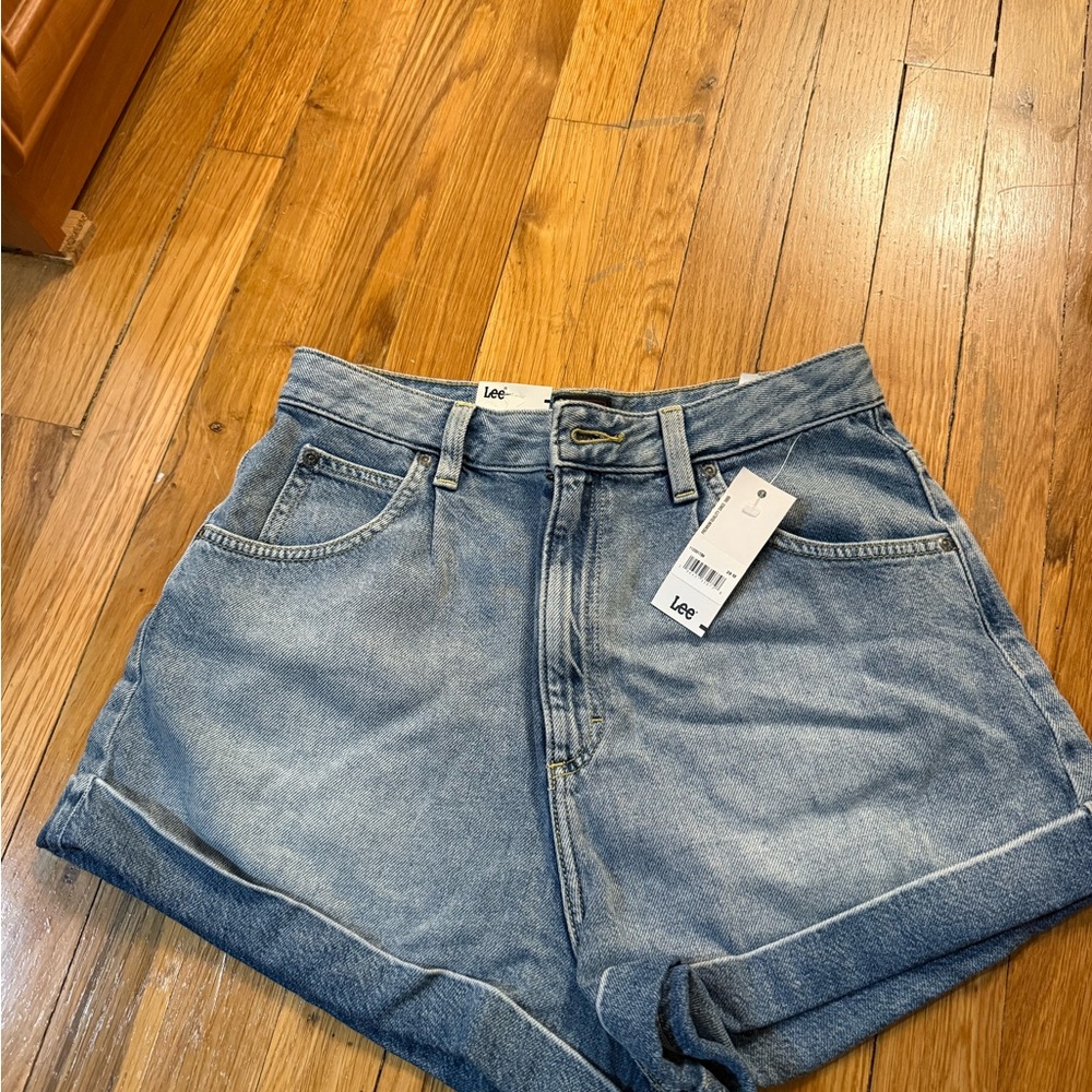 Lee Women's Light Blue Jean Shorts